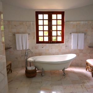 Bathrooms and kitchens